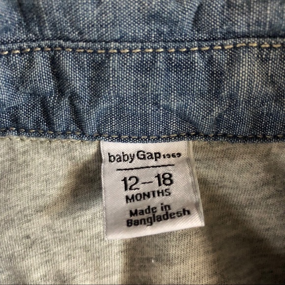 Gap Lined Chambray Button Down - Picture 4 of 4